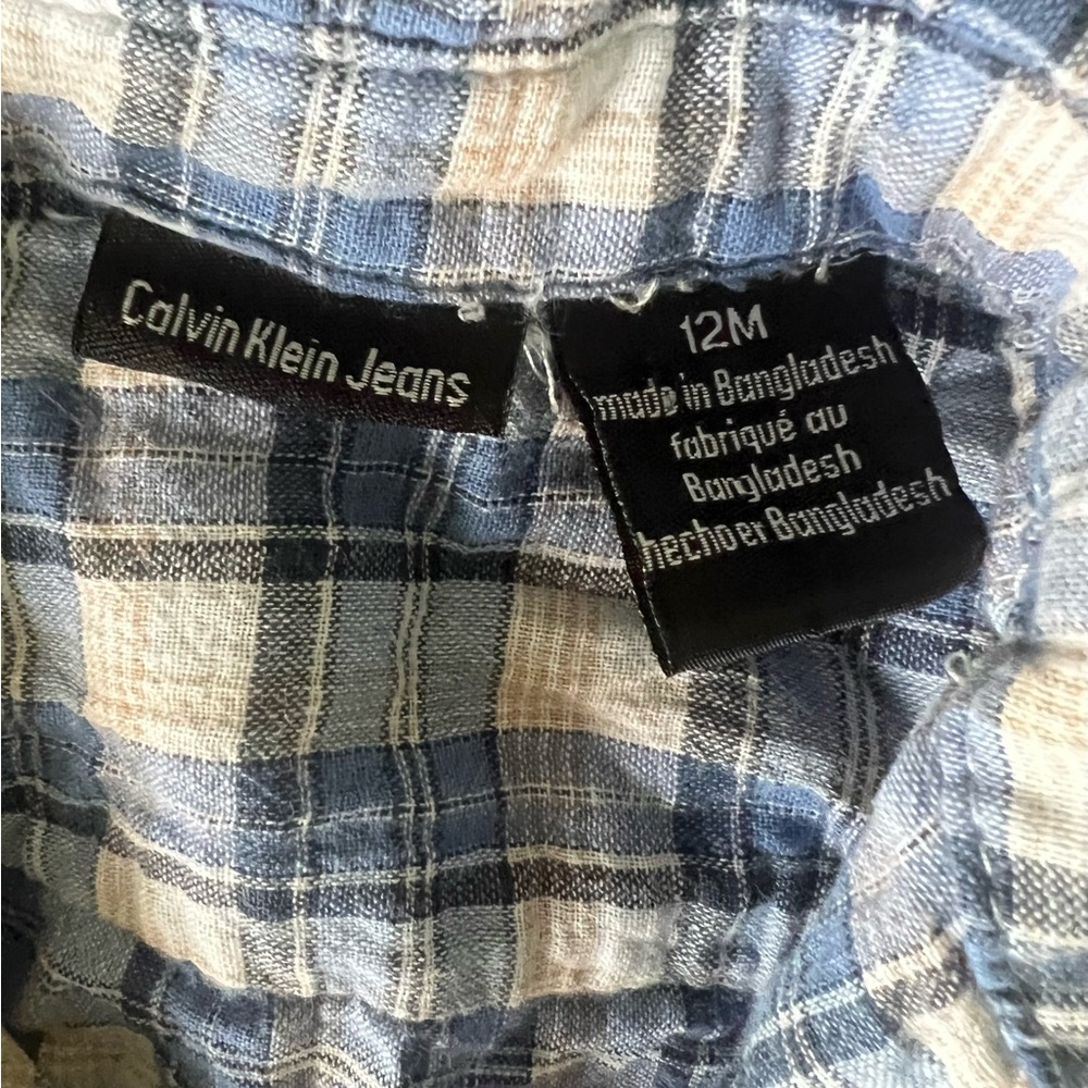 Carters & Calvin Klein Shorts sleeve button down shirts - Picture 4 of 5